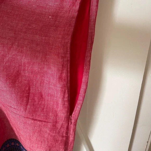 Vineyard Vines hot pink & purple shift dress (0) - Picture 7 of 8